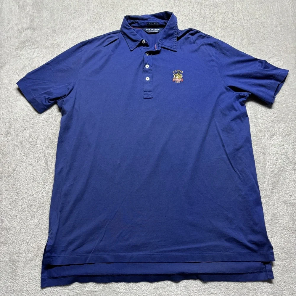 Polo Golf Vintage Lisle Mens XL US Open Oakmont 2016 Golf Shirt Ralph‎ Lauren